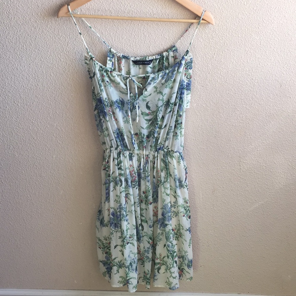 Zara floral dress